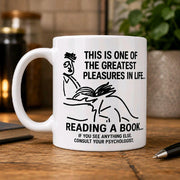 Funny Reading Mug | Book Lover Coffee Mug | Reader Gift | Bookworm Mug | Librarian Gift | Reading Cup | Novel Lover Mug | Fun