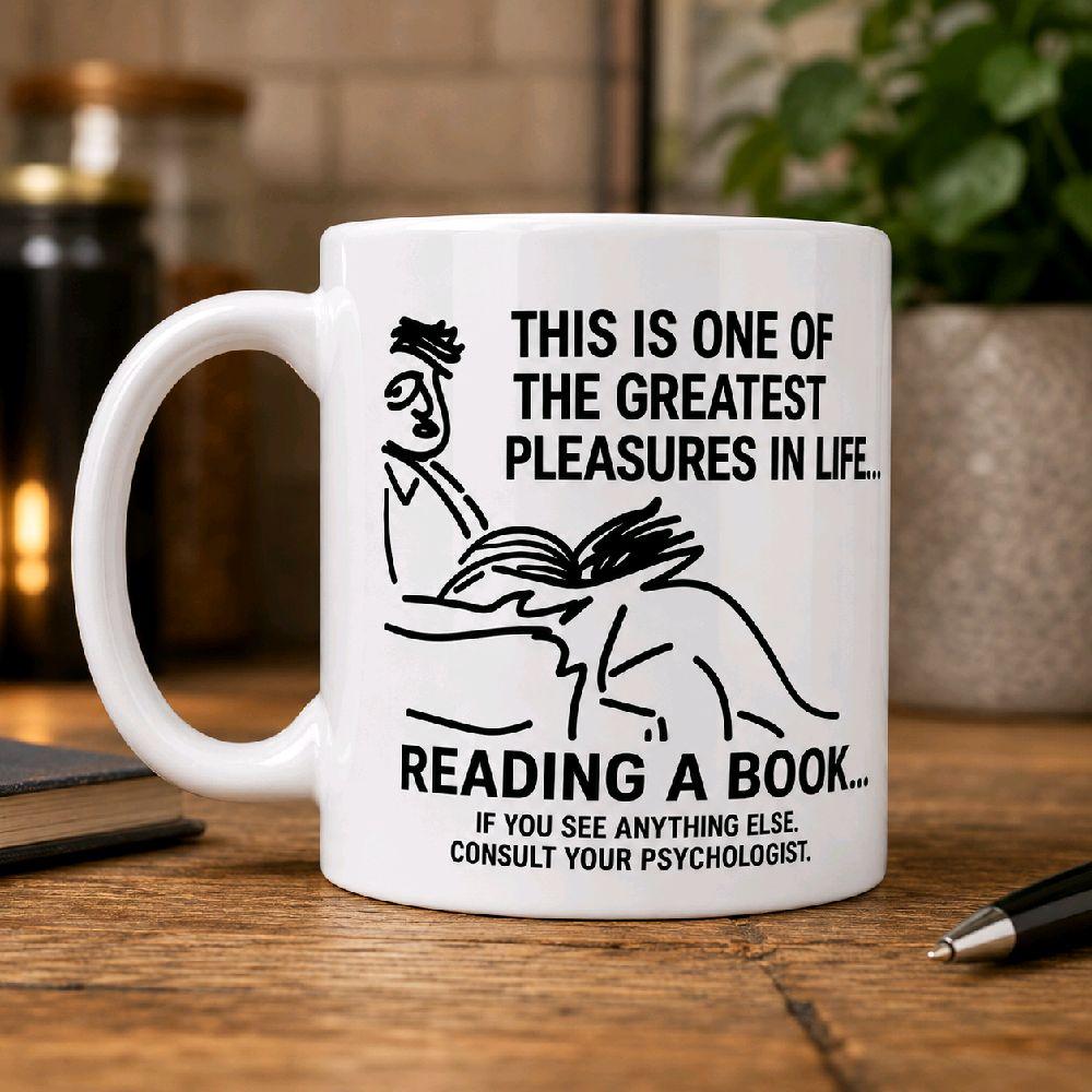 Funny Reading Mug | Book Lover Coffee Mug | Reader Gift | Bookworm Mug | Librarian Gift | Reading Cup | Novel Lover Mug | Fun