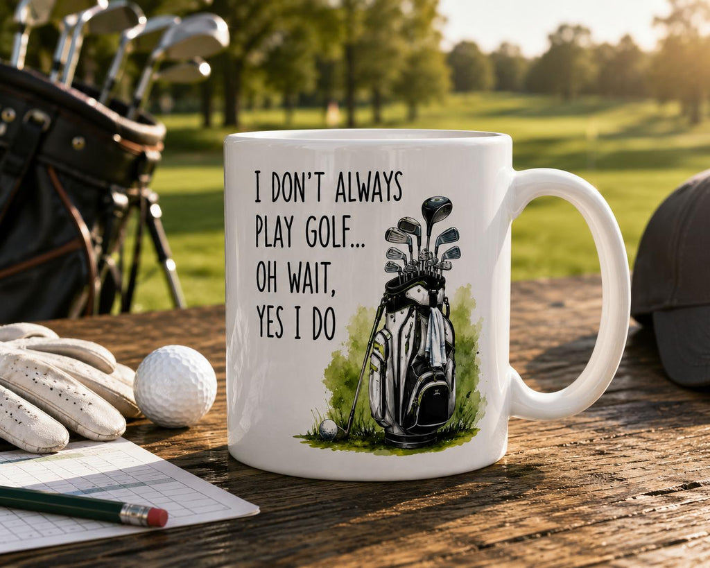 Funny Golf Mug | I Don't Always Play Golf... Oh Wait, Yes I Do | Golfer Gift | Golf Coffee Mug | Gift for Golf Lovers | 11oz 