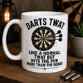 Funny Darts Mug for Men Darts Player Gift 11oz Ceramic Coffee Mug