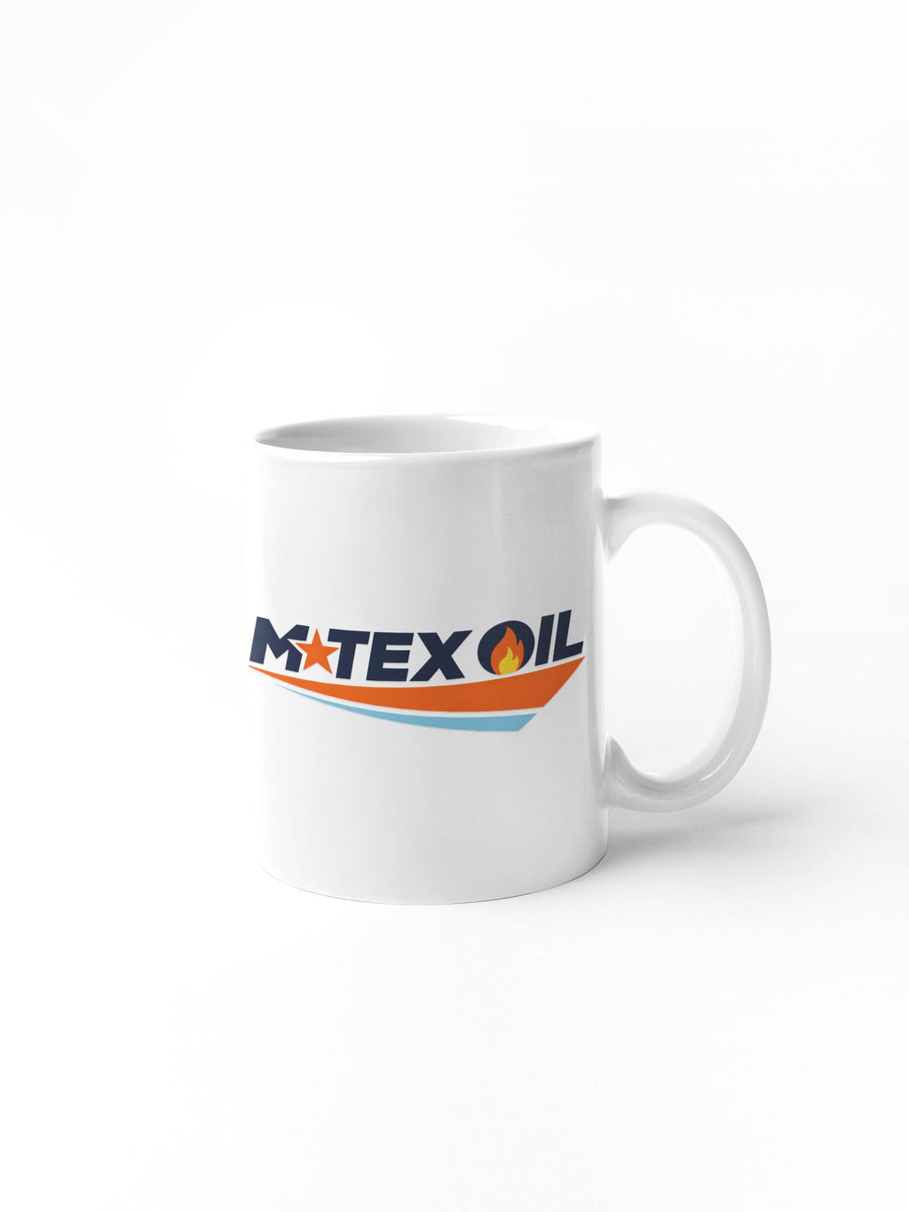 Retro Oil Company Style Mug – Vintage Industrial Logo Coffee Cup – Western Inspired Novelty Mug – 11oz Ceramic