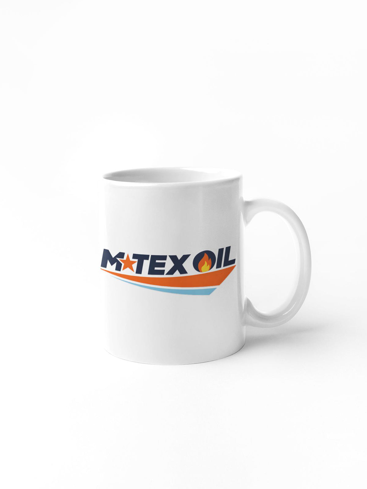 Retro Oil Company Style Mug – Vintage Industrial Logo Coffee Cup – Western Inspired Novelty Mug – 11oz Ceramic