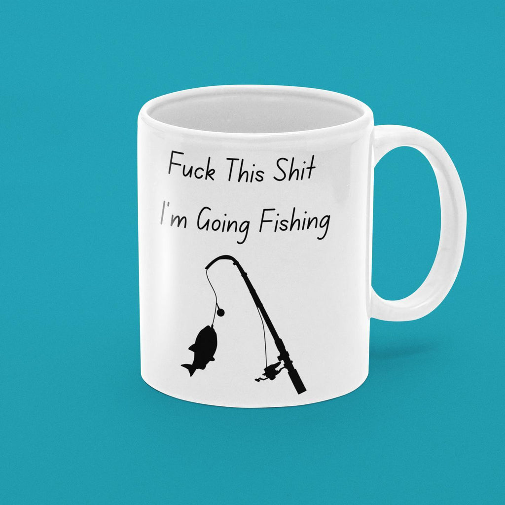 Funny Fishing Mug – Relax & Unwind Theme – Ceramic Coffee Cup
