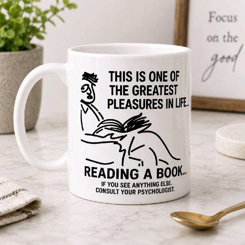 Funny Reading Mug | Book Lover Coffee Mug | Reader Gift | Bookworm Mug | Librarian Gift | Reading Cup | Novel Lover Mug | Fun