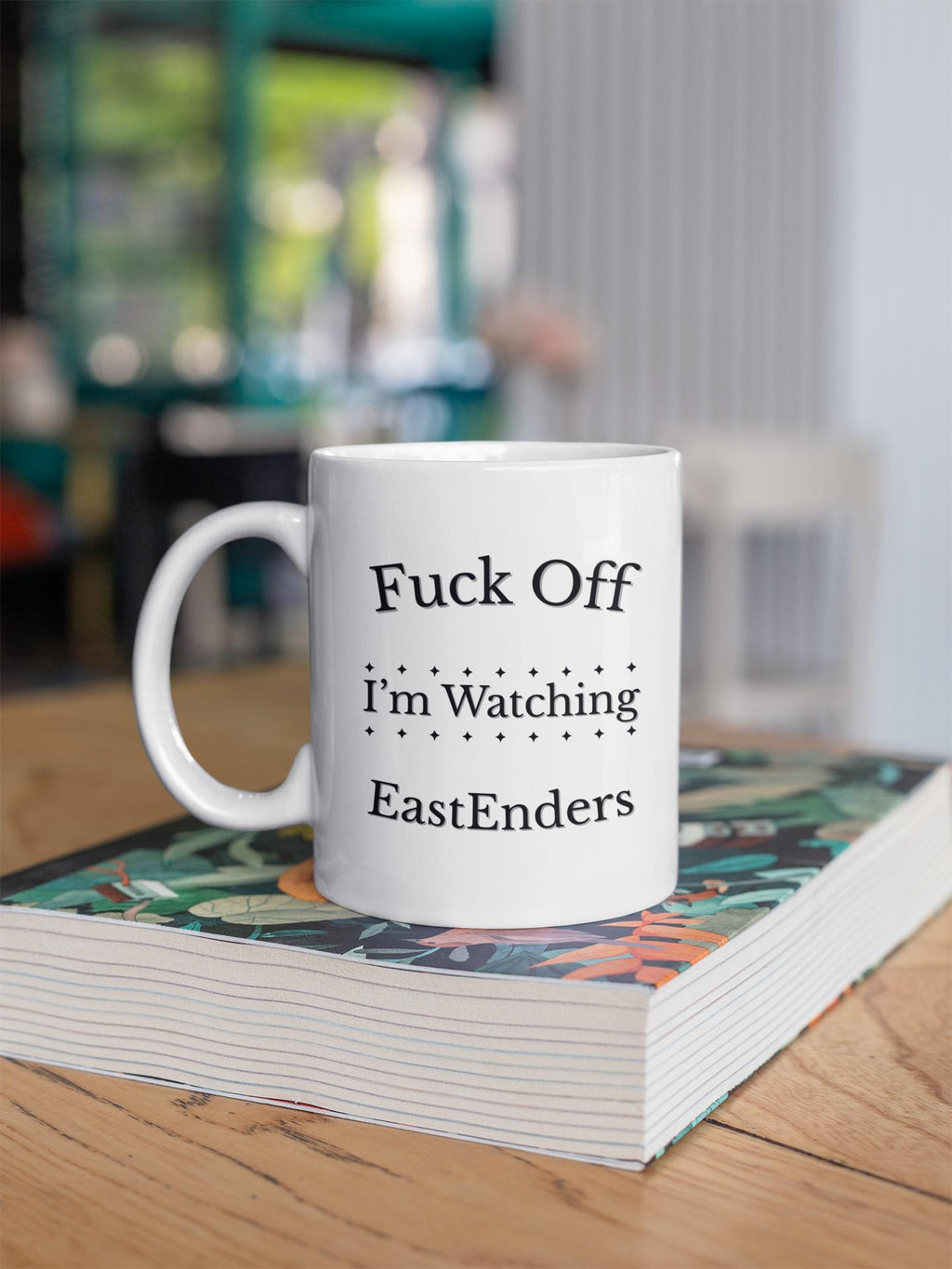 Funny TV Lover Coffee Mug Humour Novelty Mug Gift for Him Her Sarcastic Office Mug 11oz Ceramic Cup for Tea Coffee Hot Chocol
