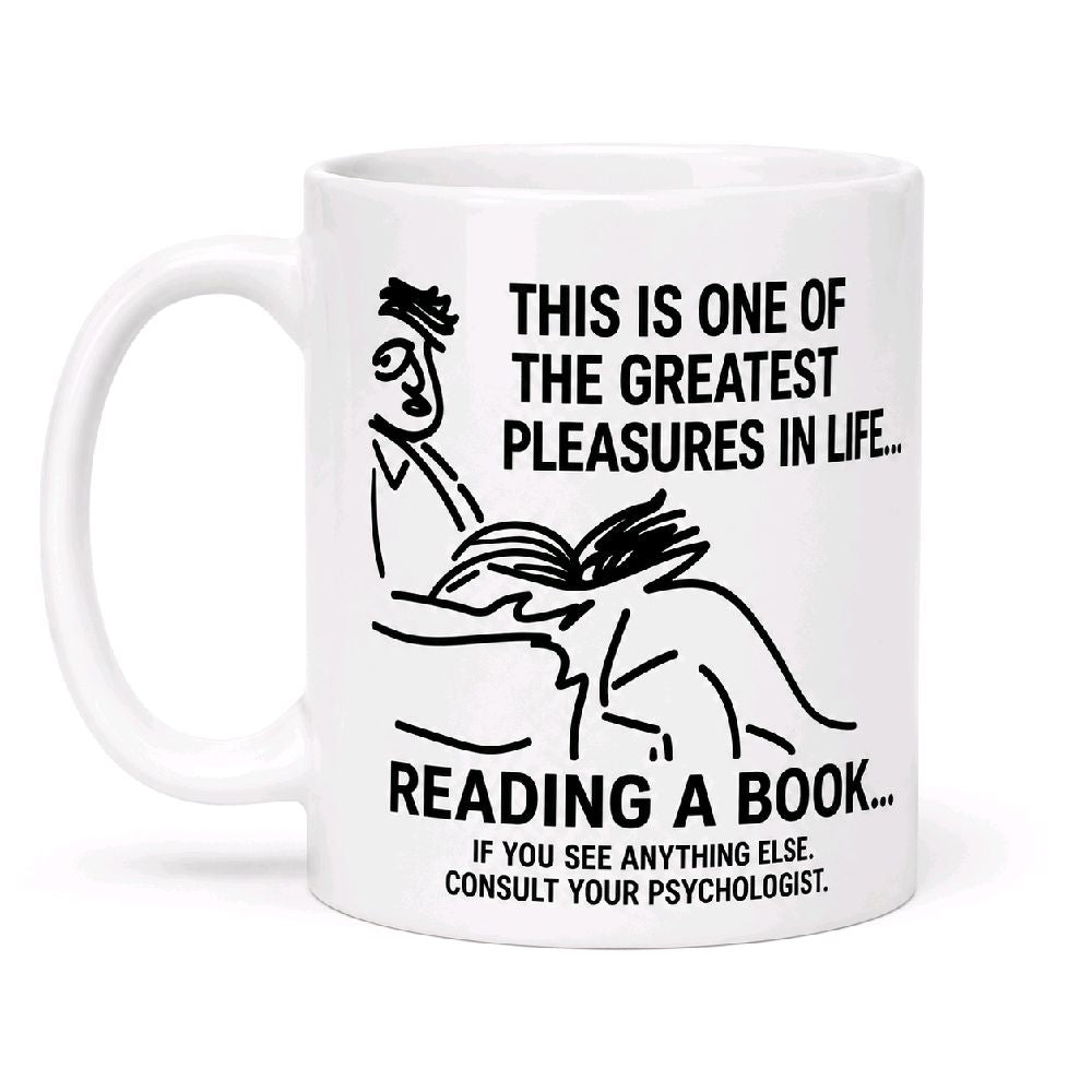 Funny Reading Mug | Book Lover Coffee Mug | Reader Gift | Bookworm Mug | Librarian Gift | Reading Cup | Novel Lover Mug | Fun