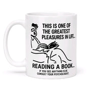Funny Reading Mug | Book Lover Coffee Mug | Reader Gift | Bookworm Mug | Librarian Gift | Reading Cup | Novel Lover Mug | Fun