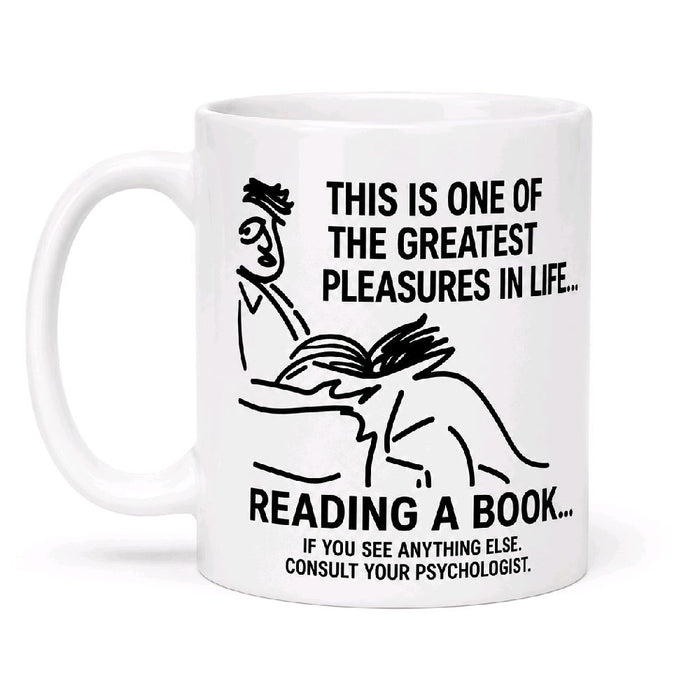 Funny Reading Mug | Book Lover Coffee Mug | Reader Gift | Bookworm Mug | Librarian Gift | Reading Cup | Novel Lover Mug | Fun
