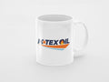 Retro Oil Company Style Mug – Vintage Industrial Logo Coffee Cup – Western Inspired Novelty Mug – 11oz Ceramic