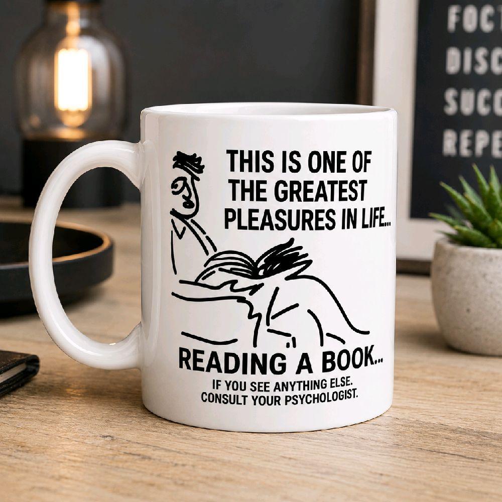 Funny Reading Mug | Book Lover Coffee Mug | Reader Gift | Bookworm Mug | Librarian Gift | Reading Cup | Novel Lover Mug | Fun