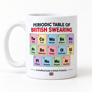 Periodic Table of British Swearing Mug