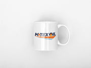 Retro Oil Company Style Mug – Vintage Industrial Logo Coffee Cup – Western Inspired Novelty Mug – 11oz Ceramic