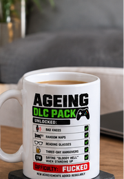 Ageing DLC Pack mug stock photo 2