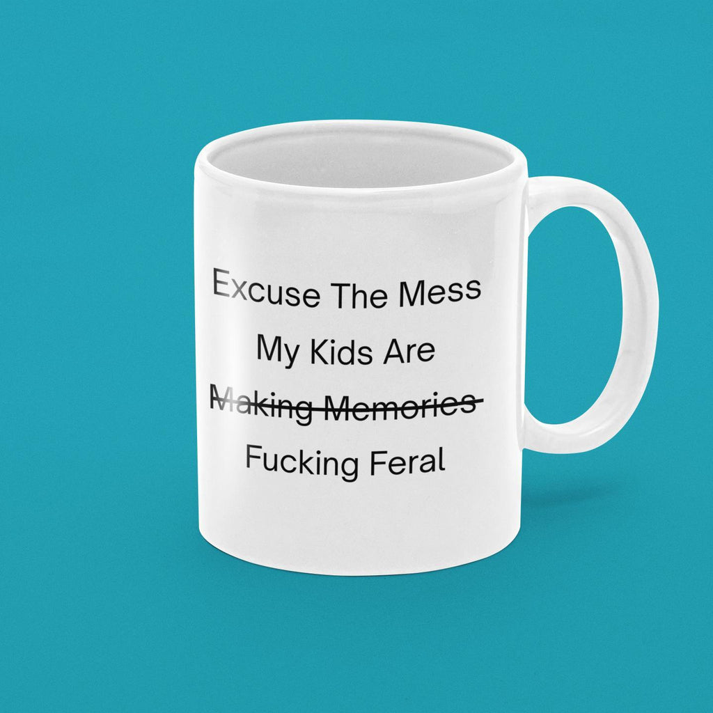 Novelty Ceramic Mug – Bold Statement Design – Funny Coffee Cup Gift