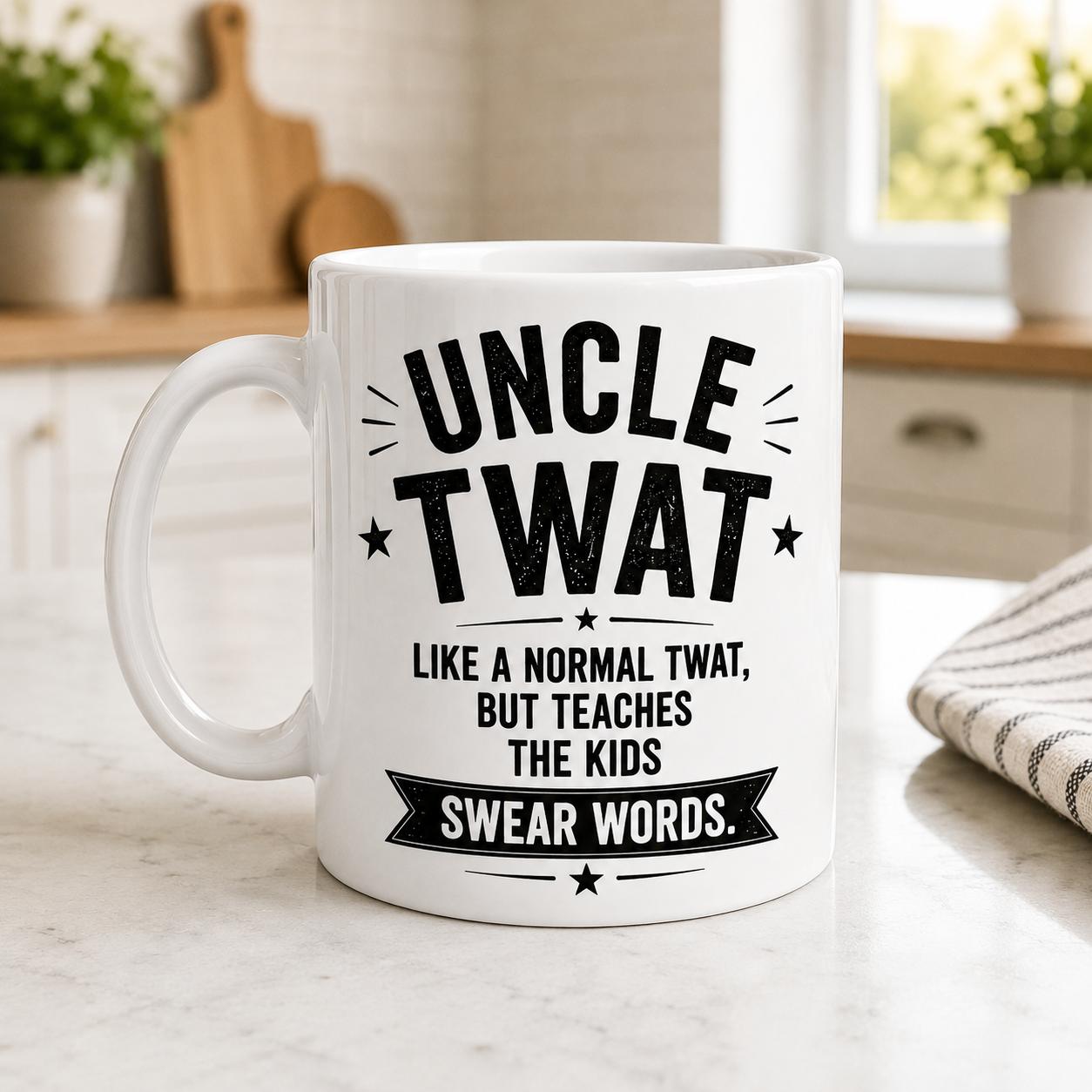 Funny Uncle Mug Gift for Men 11oz Ceramic Coffee Mug Novelty Present
