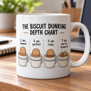 The Biscuit Dunking Depth Chart mug office