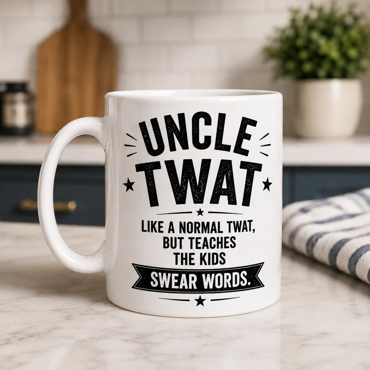 Funny Uncle Mug Gift for Men 11oz Ceramic Coffee Mug Novelty Present