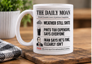 The Daily Moan mug stock photo 3