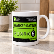 Wanker Rating mug — kitchen photo