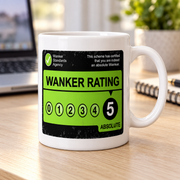 Wanker Rating mug — office photo